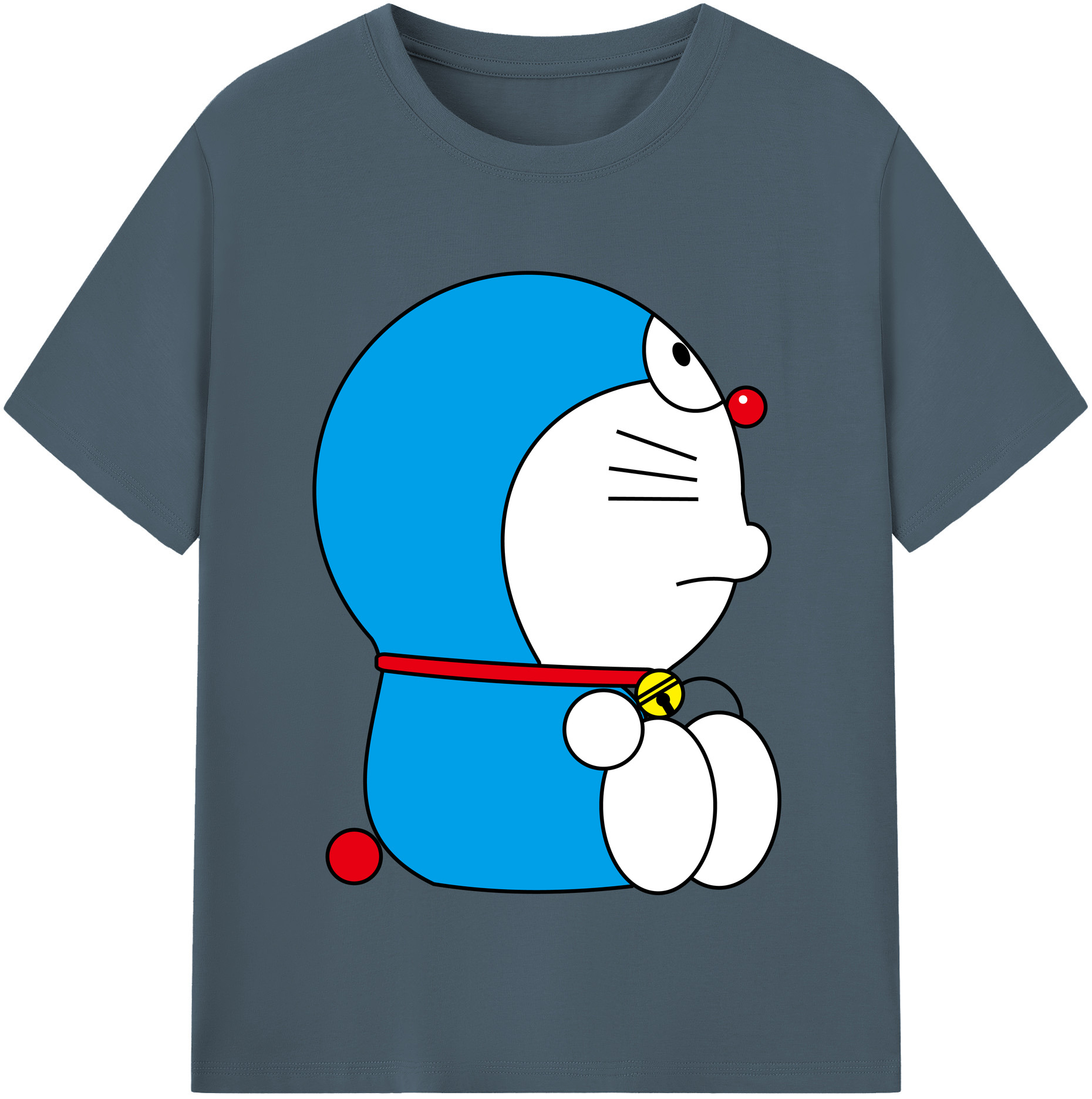 （画像用） ドラえもん Doraemon 綿100％半袖Tシャツ（フロントプリント）